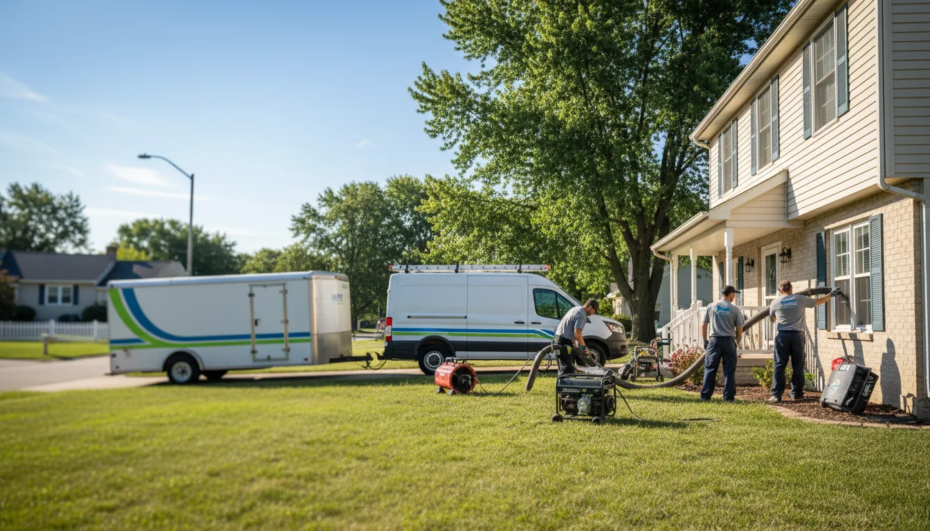 Flooded Basement Restoration And Cleanup With Repair in Webster, MN near me